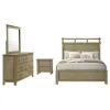 Coaster Fine Furniture 207531KE-S4 Hazlewood - 4 Piece Eastern King Bedroom Set - Vineyard Oak