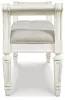 Ashley Furniture A3000157 Realyn - Accent Bench - Antique White