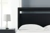 Ashley Furniture EB3392-157 Finch - Queen Panel Headboard - Black