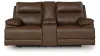 Ashley Furniture U1040018 Vonryan - Power Reclining Loveseat With Console / Adj Headrest - Tobacco