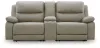 Ashley Furniture PC99201S3 Ashley Furniture PC99201S3 Narwhal Place - 3-Piece Power Reclining Sectional With Storage Console - Pebble