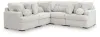 Ashley Furniture PC59106S2 Ashley Furniture PC59106S2 Cuddle Plush - 5-Piece Sectional - Arctic