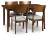 Ashley Furniture PCD609-225 Tameride - Dining Room Table Set (Set of 5) - Brown