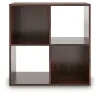 Ashley Furniture EA1055-2X2 Ashley Furniture EA1055-2X2 Glosmount - Four Cube Organizer - Cherry / Light Brown
