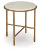 Ashley Furniture T643-6 Ashley Furniture T643-6 Alben - Round End Table - Antique Gold