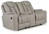 Ashley Furniture PC8330543 Elevate Edges - Glide Reclining Loveseat With Console - Coin