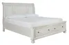 Ashley Furniture B742B9 Ashley Furniture B742B9 Robbinsdale - California King Sleigh Bed With 2 Storage Drawers - Antique White