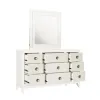 Samuel Lawrence Furniture S910-010 Melrose - 9-Drawer Dresser in a White Finish - White