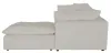 Jackson Furniture Industries 4445/31/59/28/4-11 Jackson Furniture Industries 4445/31/59/28/4-11 Posh - 4 Piece Modular Sectional With 1 Armless, 2 Corners, 1 Cocktail Ottoman - Porcelain