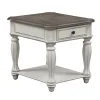 Liberty Furniture 244-OT-O3PCS Liberty Furniture 244-OT-O3PCS Magnolia Manor - 3 Piece Table Set (1 Round Cocktail 2 End Tables) - Antique White