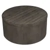 Liberty Furniture 406-OT1011 Modern Farmhouse - Drum Cocktail Table - Dusty Charcoal