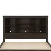 Liberty Furniture 759-BR17B Liberty Furniture 759-BR17B Thornwood Hills - Full Bookcase Headboard - Rock Beaten Brown