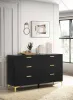 CoasterEveryday 224453 Kendall - 6-Drawer Dresser - Black