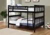 CoasterEveryday 460359 Chapman - Wood Full Over Full Bunk Bed - Black