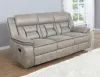 CoasterEveryday 651351 Greer - Upholstered Motion Reclining Sofa - Taupe