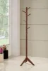 CoasterEveryday 900633 Devlin - 6 Hook Freestanding Wood Coat Rack Hat Hanger - Walnut