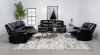 Coaster Fine Furniture 610244-S3 Camila - 3 Piece Upholstered Motion Reclining Sofa Set - Black