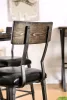 Furniture of America CM3370RPT Mullane - Counter Height Table - Weathered Gray / Rustic Dark Oak