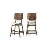 New Classic D1651-22 Oscar - Counter Chair (Set of 2) - Walnut