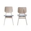 New Classic D1651W-20 New Classic D1651W-20 Oscar - Wood Back Chair (Set of 2) - White Ash