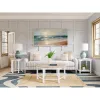 Riverside Furniture 30707 Rosalie - Rectangular Spindle End Table - White