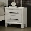 New Classic B0182W-040 New Classic B0182W-040 Ballard - 2 Drawer Nightstand - White
