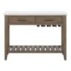 Liberty Furniture 618-SR4836 Edison - Server With Faux Marble Top - Brownstone