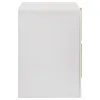 Coaster Fine Furniture 223092 Ines - 2-Drawer Nightstand Bedside Table - White High Gloss