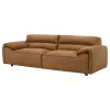 Coaster Fine Furniture 509501 Buxton - Top Grain Leather Upholstered Sofa - Orange
