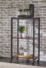 Ashley Furniture A4000394 Bevinfield - Bar Cart - Brown / Black