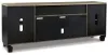 Ashley Furniture W989-68 Foyland - XL TV Stand w/Fireplace Option - Black / Brown
