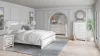 Ashley Furniture B2640/31/36/46/69/56/97 Ashley Furniture B2640/31/36/46/69/56/97 Altyra - 6 Pc. - Dresser, Mirror, Chest, King Panel Bookcase Bed - White