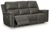 Ashley Furniture PCU1200015 Bleckley - Power Reclining Sofa With Adjustable Headrest - Anchor