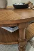 Ashley Furniture T614-8 Chadworth - Round Cocktail Table - Medium Brown