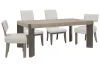 Pulaski Furniture P402240-KIT57 Pulaski Furniture P402240-KIT57 Anderson Park - Leg Dining Table With 2 Klismos Dining Chairs And 2 Upholstered Side Chairs - Moose Trail / Frontier Brown