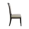 Liberty Furniture 615-C0501S-B Liberty Furniture 615-C0501S-B Americana Farmhouse - Upholstered Tufted Back Side Chair - Black