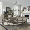 Liberty Furniture 615-DR-6LTS Liberty Furniture 615-DR-6LTS Americana Farmhouse - 6 Piece Leg Table Set - Dusty Taupe