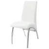 CoasterEssence 121572 Bishop - Upholstered Dining Side Chair (Set of 2) - White