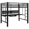 CoasterElevations 460023 Avalon - Full Workstation Loft Bed - Black