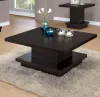 CoasterEveryday 705168 Reston - Square Engineered Wood Coffee Table - Cappuccino
