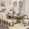 Furniture of America CM3014SC-2PK Julia - Side Chair (Set of 2) - Light Oak / Beige