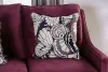 Furniture of America SM8016-LV Jillian - Loveseat - Plum / Ivory / White