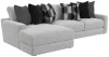 Jackson Furniture Industries 4045/73/75-58 Jackson Furniture Industries 4045/73/75-58 Arlo - 2 Piece Oversized Sofa Chaise (LSF Chaise) - Arctic