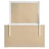 Coaster Fine Furniture 224943M Ives - 6-Drawer Dresser And Mirror - White High Gloss
