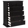 Coaster Fine Furniture 460595BLK Sumerlin - 6-Drawer Bedroom Chest Of Drawers - Black