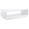 Coaster Fine Furniture 710768 Paseo - Rectangular Cocktail Coffee Table - White High Gloss