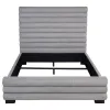 Coaster Fine Furniture 300719Q Patricia - Boucle Upholstered Queen Bed - Gray