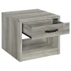 Coaster Fine Furniture 707728-S2 Felix - 2 Piece Coffee And End Table Set - Gray Driftwood