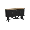 Intercon HD-CA-6640-RWR-C Hendricks - Server - Rustic Wheat / Raven