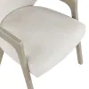 New Classic D4128-25 Gwendolyn - Upholstered Arm Chair (Set of 2) - Cerused Taupe